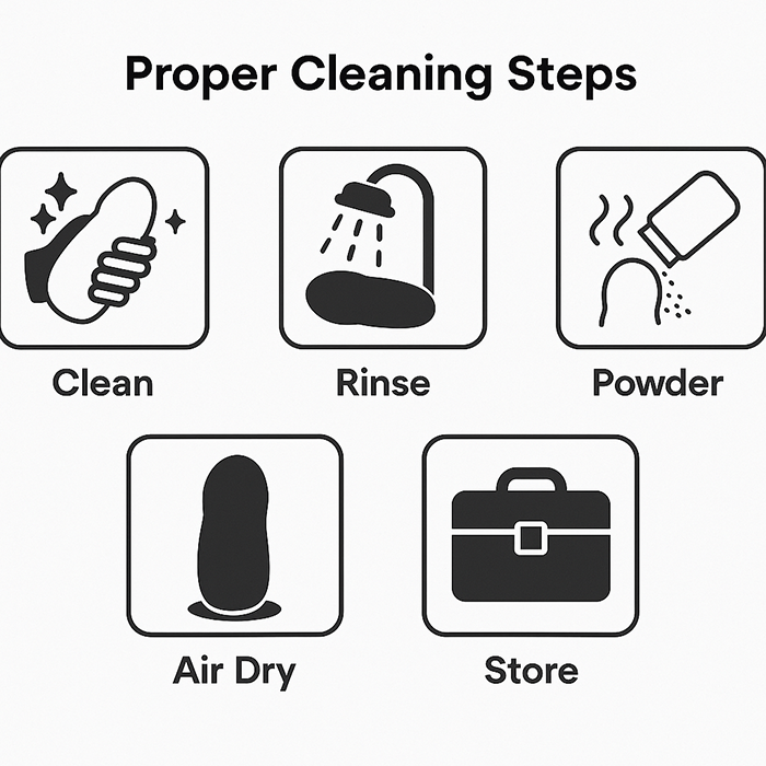 Proper Cleaning Steps Infographic